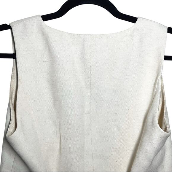 The Frankie Shop Off White Cream Ivory Indio Vest Medium - Picture 6 of 11